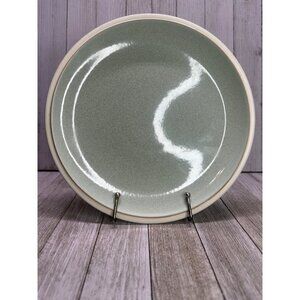 Vtg Denby Energy 9" DIA Plate Celadon Cream Stoneware England Retired K